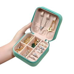 HYGGE - Joyero organizador estuche de aretes anillos para viaje