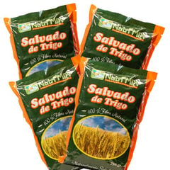 NUTRI MIX - Pack x 4 Salvado de trigo (grueso) x 250 gr c/u Nutrimix