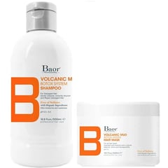 BAOR PROFESSIONAL - Shampoo Hidratante Post Botox + Mascarilla Baor B Volcanic Mud