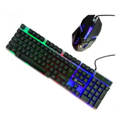 HANDS UP - Pack gamer limeide gtx300 2 en 1 teclado y mouse