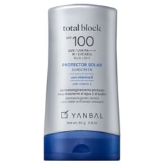 YANBAL - - Protector Solar Total Block SunScreem SPF100 80 g