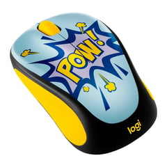 LOGITECH - MOUSE CON DISEÑO INALAMBRICO M317C POW YELLOWBLACK-