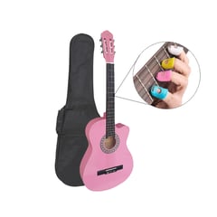 VOZZEX - GUITARRA ACUSTICA NYLON ROSADA