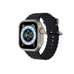 GENERICO - Smartwatch T900 Ultra S Negro con correa de silicona