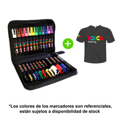 POSCA - - Marcadores Pack x 24 + Polo de Regalo