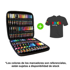 POSCA - - Marcadores Pack x 60 + Polo de Regalo