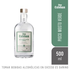 GENERICO - PISCO MOSTO VERDE ITALIA X 500 ML DON ESTEBAN