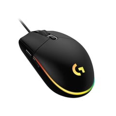 LOGITECH - Mouse Gamer G203 LIGHTSYNC RGB Negro