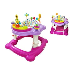 FIRST TOY - Andador con Centro de Actividades Musical 2 en 1 Princesa