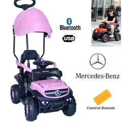 FIRST TOY - Carrito para Niñas Buggie Mercedes Control Pink