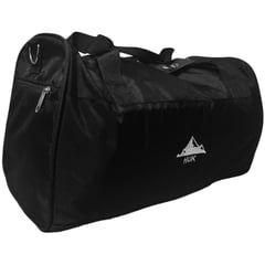 GENERICO - Maletín deportivo gimnasio huk bolso playero de viaje negro