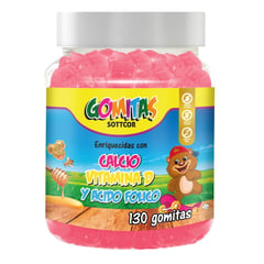 GENERICO - Calcio Para Niños Gomitas Sottcor 100Gr Chicle