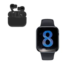 HANDS UP - Pack smartwatch t900 pro max l negro y audifono i13 pro negro