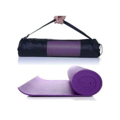 GENERICO - Mat Yoga 6 mm con bolso de transporte-morado