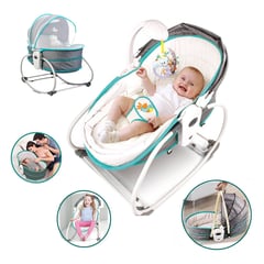 IDEAL - Silla Mecedora Moisés Portátil Multifuncional 5 en 1 Niño