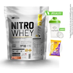 UNIVERSE NUTRITION - Nitro whey 5kg proteína un chocolate + regalos