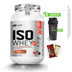 UNIVERSE NUTRITION - Iso whey 1.1kg proteína un chocolate regalos