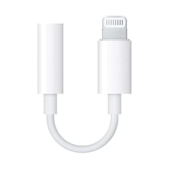 GENERICO - Adaptador lightning a clavija jack 35mm compatible con apple