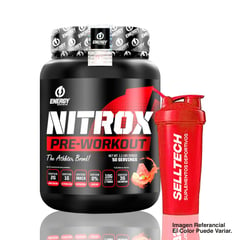 ENERGY NUTRITION - Pre Entreno Nitrox 500gr Citrus PunchShaker