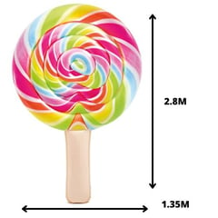 INTEX - Flotador paleta de caramelo inflable 208m x135m