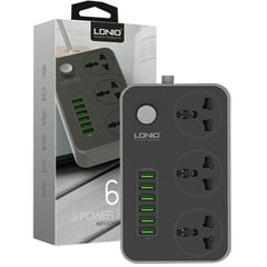 LDNIO - Enchufe sc3604 extensión de usb 6 usb 3 power socket universal