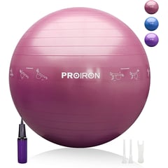 PROIRON - Pelota de yoga de 65cm - rosado