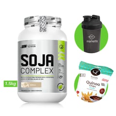 UNIVERSE NUTRITION - SOJA COMPLEX PROTEINA VEGANA UN 1.5 KG VAINILLA+REGALOS