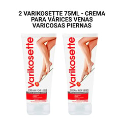 VARIKOSETTE - 2 Varikosette 75ml - crema para várices venas varicosas piernas