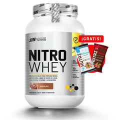 UNIVERSE NUTRITION - Nitro whey 11kg proteína un chocolate + regalos