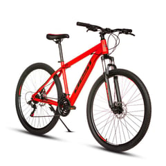 BEST - Bicicleta Bestia Aro 29 Aluminio 21V Rojo