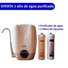 EDEN - Combo Purificador de agua sobre lavadero AquaSMART +Filtro de repuesto