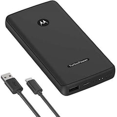 MOTOROLA - CARGADOR PORTATIL 10000mAh TURBO POWER PACK CON USB-C