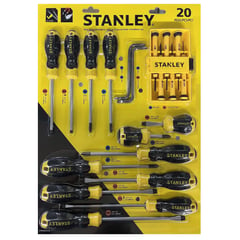 STANLEY - PROMO JUEGO DESARMADOR 20 PIEZAS CUSHION GRIP 60-220