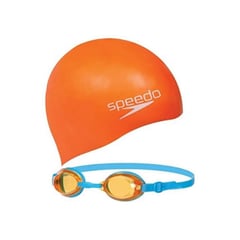 SPEEDO - Lente para Natación Jet Junior Swin Set Blue Orange