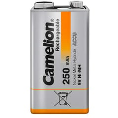 CAMELION - Bateria recargable de 9v 250mah