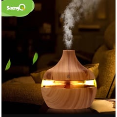 GENERICO - Humidificador Ultrasónico Color Led Difusor aromaterapia Madera Clara