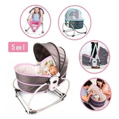 BABY WORLD - Silla mecedora portátil multifuncional 5en1 ros