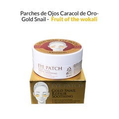 WOKALI - Parches de Ojos Caracol de Oro- Gold Snail