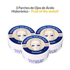 WOKALI - 3 Parches de Ojos de Acido Hyaluronico- Fruit of the wokali