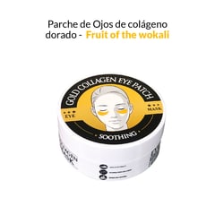 WOKALI - Parche de Ojos de colágeno dorado- Fruit of the wokali