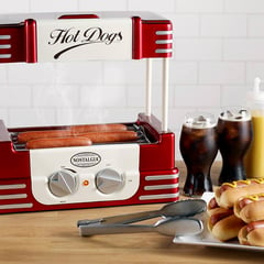 NOSTALGIA - Máquina con Rodillo Freidor para Hot-Dog Retro