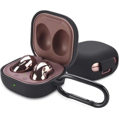 GENERICO - CASE Funda Para Samsung Galaxy Buds Fe / Buds 2 / Buds2 PRO - NEGRO