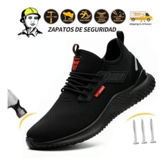 BLWOENS - Zapatos de Trabajo para Seguridad y Antipinchazos para Hombre