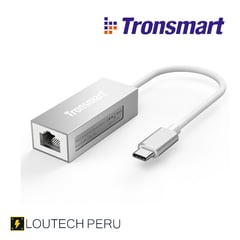 TRONSMART - Adaptador Ethernet USB Tipo C a RJ45