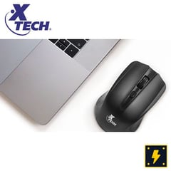 XTECH - – Mouse óptico inalámbrico de 4 botones