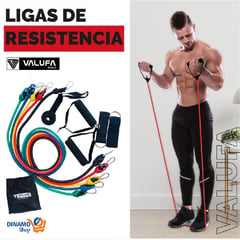 VALUFA - Ligas de resistencia premium para crossfit 100lb - 45kg