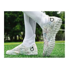 BLWOENS - Zapatillas para fútbol hombrede turf hightop tfpara hombre-blanco