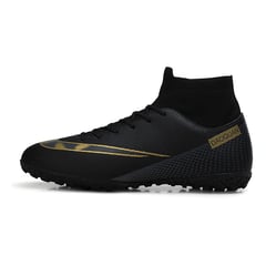 BLWOENS - Zapatillas para fútbol hombrede fútbol turf hightop tf para hombre-negro