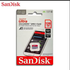 SANDISK - Tarjeta de Memoria Micro SD 128GB 140MB ULTRA A1