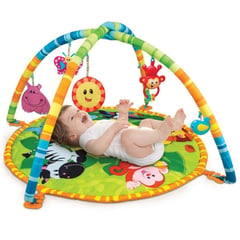 WINFUN - Gimnasio de Bebé Alfombra Jungle Pals Playmat